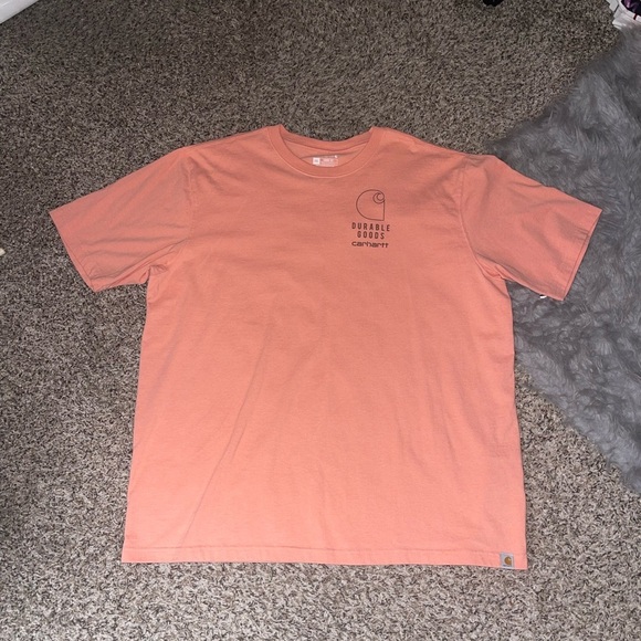 Carhartt Other - Carhartt Men's Coral “Durable Goods” Short Sleeve Tee
